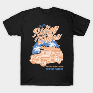 Fort Walton Beach Florida Surfing Paradise T-Shirt